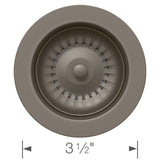 BLANCO 203451 Disposal Flange, 3.5", Volcano Gray 3.5 Inch