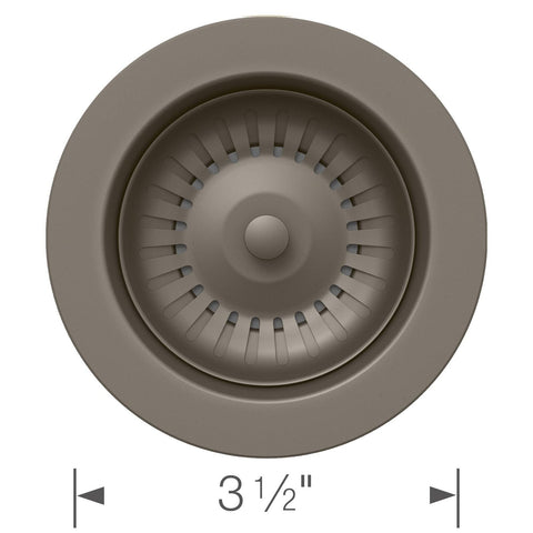 BLANCO 203451 Disposal Flange, 3.5", Volcano Gray 3.5 Inch