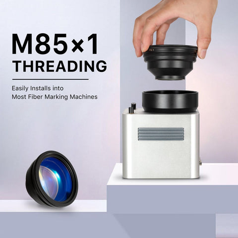 Cloudray F-Theta Lens Fiber Laser Lens Scan Lens 110x110mm FL160mm M85 F Thet...