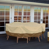 Classic Accessories Veranda Water-Resistant 88 Inch Rectangular/Oval Patio Ta...