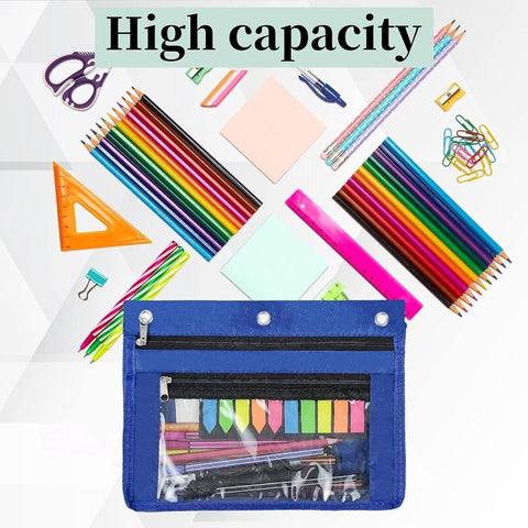 YoeeJob 36 Pack 1 Inch Expandable Zipper Pencil Pouches with Clear Window for...