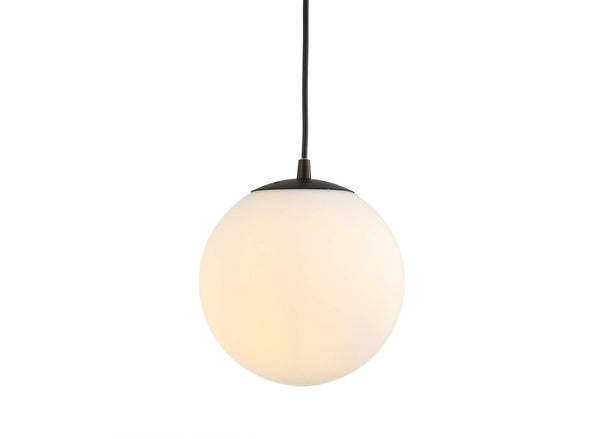 JONATHAN Y JYL9528B Bleecker 7.75" Metal/Glass Globe LED Pendant, Contemporar...