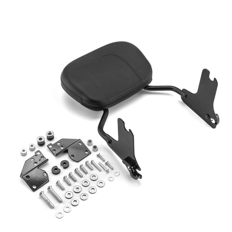 Mofun Sissy Bar Passenger Backrest with Mounting Rack Docking Hardware Kit Co...