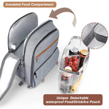 Sunflora Insulated Picnic Backpack for 2 Person Bag with Cooler Compartment, ...