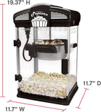 West Bend Stir Crazy Movie Theater Popcorn Popper, Gourmet Black