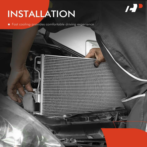 A-Premium Air Conditioning A/C Condenser Compatible with Buick Encore 2015-20...