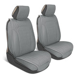 Car Seat Covers &#8211; DiamondLux Edition Premium Faux Leather Charcoal Gray Se