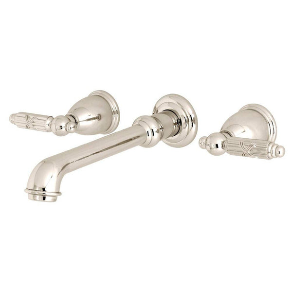 Kingston Brass KS7126GL Georgian Bathroom Faucet, Polished Nickel, 13 x 10.44...