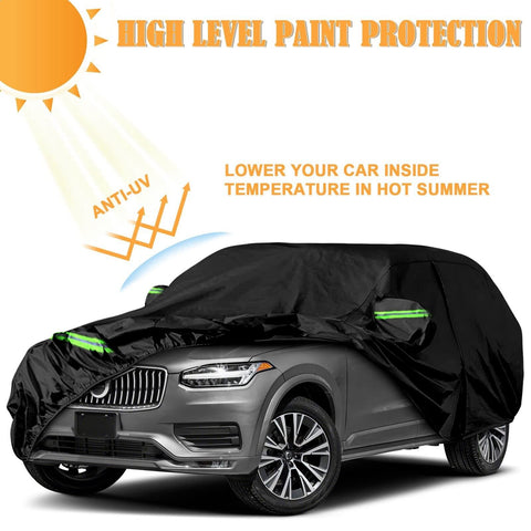Waterproof Car Covers Replace for 2002-2024 Volvo XC90, 6 Layers All Weather ...