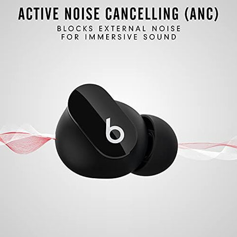 Beats Studio Buds – True Wireless Noise Cancelling Earbuds – One Size, Black