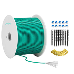 Headley Tools 200m Universal Lawnmower Boundary Wire Contains 50x Lawn Pegs+1...