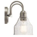 Kichler Avery 14.75" 2 Light Vanity Light with Clear Seeded Glass in Olde Bro...