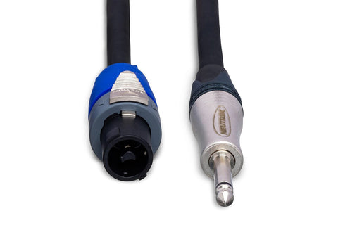 Hosa SKT-225Q Edge Speaker Cable - Neutrik speakON to 1/4-inch TS - 25 foot