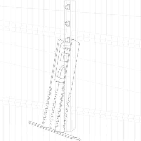 Heavy-Duty T-Post Puller - Robust Steel Plate Design for Efficient Post Remov...