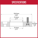 Wheel Accessories Parts 4 Pcs Hub Centric Wheel Spacers Adapters 5 on 4.75 12...