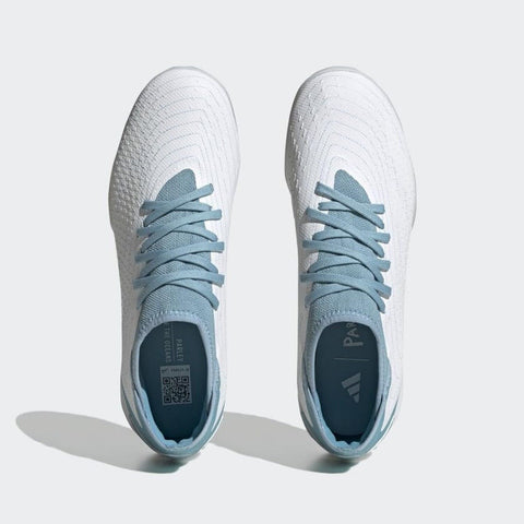 adidas Unisex Predator Accuracy.3 Turf Soccer Shoe 9.5 Wht/Wht/Preblu