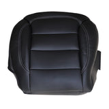 Priprilod Black Leather Driver Side Bottom Replacement Seat Cover Compatible ...