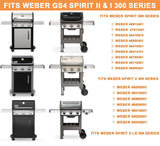 Grill Parts for Weber GS4 Spirit II S310 E310 E320 S320, Weber Spirit 300 SER...