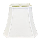 Royal Designs, Inc. Square Cut Corner Bell Lamp Shade, BSO-705-12LNWH, 7.5 x ...