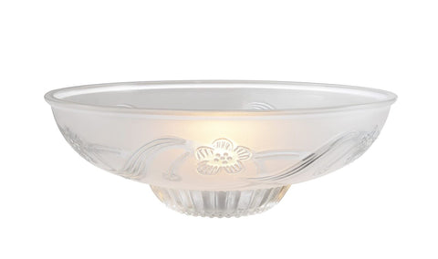 Aspen Creative 23130-11A Clear & Sandblasted Shade for Medium Base Socket Tor...