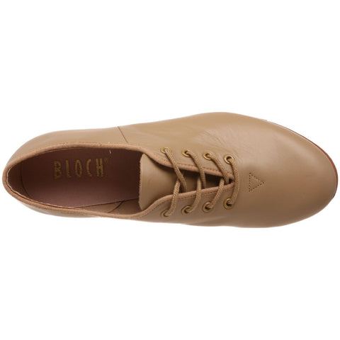 Bloch Women's Dance Jazz Full-Sole Leather Tap Shoe 10 Tan