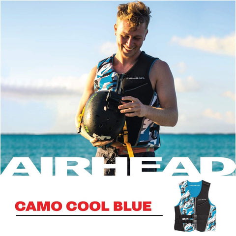 AIRHEAD Men's Camo Cool Neolite Kwik-Dry Life Jacket, Coast Guard Approved