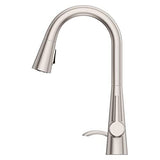 Pfister Barulli Kitchen Faucet with Pull Down Spot Defense Stainless Steel