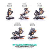 Evolution Power Tools 10BLADEAL Aluminum Blade, 10", Mitre Saw 10"