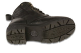Milwaukee Leather MBL9320 Women's Premium Black Leather Lace-Up Motorycle Rid...