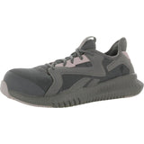 Reebok Work Women's Flexagon 3.0 Safety Toe Athletic Work Shoe 9 Wide Grey/Pink