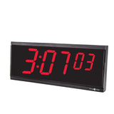 Pyramid Time Systems Extra Large Stand Alone Digital Clock, 4" Numeral Red LE...