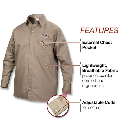 Lincoln Electric Welding Shirt | Premium Flame Resistant (FR) Cotton | Custom...