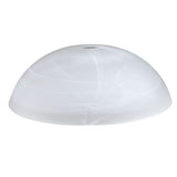Aspen Creative 23141-11A Alabaster Shade for Medium Base Socket Torchiere, Sw...