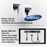 Solutions ONE-CK-36 in-Wall Cable Management for Wall-Mount TVs, 36' PowerCon...