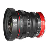 Meike 50mm T2.2 Large Aperture Manual Focus Low Distortion APS-C S35 Format 6...