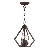 Livex Lighting 40922-04 2 Light Black W/Brushed Nickel Cluster