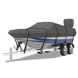 Umbrauto Boat Cover Heavy Duty 600D Solution-Dyed Polyester Waterproof UV Res...