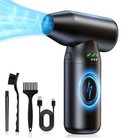 Cordless Compressed Air Duster and Leaf Blower, [Small Buddy, Big Power], 1.1...