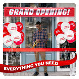 Crutello Deluxe Giant Ribbon Cutting Ceremony Kit 20" Giant Scissor Set, Shar...