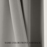 Blackout Extra Long Curtain 14ft Length,Triple Weave Energy Saving Thermal In...