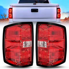 Nilight Taillight Assembly for 2014 2015 2016 2017 2018 2019 Chevy Silverado ...