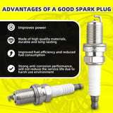 Set of 6 Ignition Coils Pack UF546 27301-3C000 & 6 PCS Iridium Spark Plugs Co...