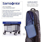 Samsonite "The Protector" Hardside And Softisde Golf Travel One Size, Black