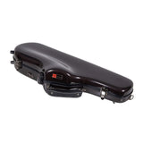 Crossrock Fiberglass Alto Saxophone Case - Includes Accessory Pocket, Removab...