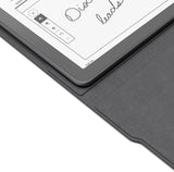 Amazon Kindle Scribe Leather Folio Cover with Magnetic Attach, Sleek Black