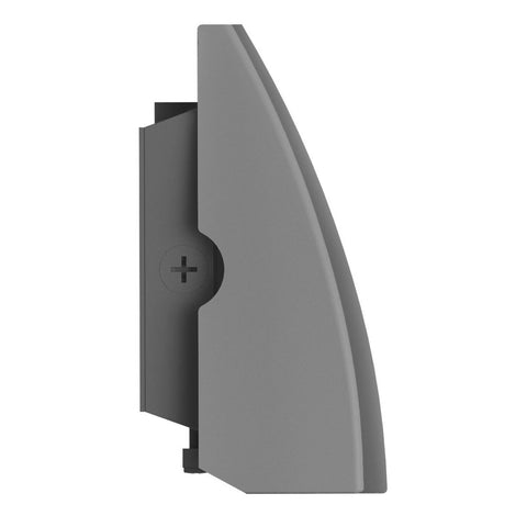 WAC Lighting, Endurance Fin 35W LED Outdoor Wall Light 3000K in Graphite