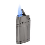 Xikar ELX Double Jet Flame Lighter with 9mm Cigar Punch, Ergonomic Design, G2...