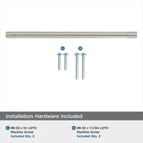 Amerock | Kitchen Cabinet Pull | Satin Nickel | 12-5/8 in (320 mm) Center-to-...