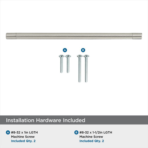 Amerock | Kitchen Cabinet Pull | Satin Nickel | 12-5/8 in (320 mm) Center-to-...