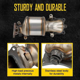 Catalytic Converter, 674-145 Catalytic Converter Fit for Pilot 2009-2021, Ody...